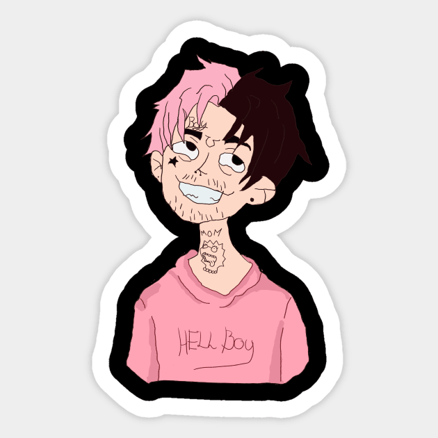 Lil peep Sticker by Kikovaok